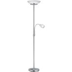 LED Vloerlamp - Trion Germin - E27 Fitting - Rond - Mat, Ophalen of Verzenden, Nieuw, Metaal
