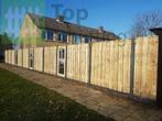 Schutting incl. plaatsen hout beton antraciet €125,- Per M1, Tuin en Terras, Schuttingen, Nieuw, Hout, 1 tot 2 meter