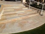 Brasil Yellow flagstone / Florida Yellow flagstones, Tuin en Terras, Tegels en Klinkers, Nieuw, Natuursteen, Terrastegels