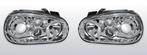 Koplampen Golf 4 | R32-Look | Xenon look lens | chroom, Auto-onderdelen, Verzenden, Nieuw, Volkswagen