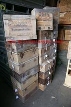 wehrmacht kisten kokers containers verpakkingen, Verzamelen, Militaria | Tweede Wereldoorlog, Ophalen of Verzenden, Kist of Geocache