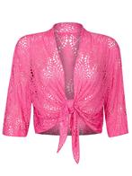 Vest Kant Roze, kort damesvest, Kleding | Dames, Truien en Vesten, Verzenden, Nieuw