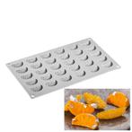 Pavoni Siliconen Vorm Mandarijn 38 x22mm (30) 30x17,5cm, Hobby en Vrije tijd, Taarten en Cupcakes maken, Verzenden, Nieuw