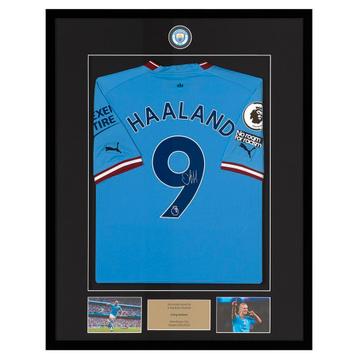 Gesigneerd shirt Haaland – Manchester City – 2022-23 beschikbaar voor biedingen