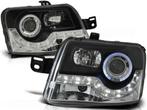 Koplampen Fiat Panda met dagrijverlichting 03-12 zwart, Auto-onderdelen, Overige Auto-onderdelen, Ophalen of Verzenden, Nieuw