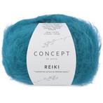 Katia Concept Reiki - 110 groenblauw - Alpaca Garen, Hobby en Vrije tijd, Breien en Haken, Ophalen of Verzenden, Nieuw