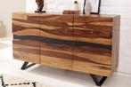 Massief houten dressoir AMAZONAS 150 cm bruine, Ophalen of Verzenden, Nieuw