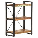 vidaXL Boekenkast met 3 schappen 60x30x80 cm massief, Huis en Inrichting, Kasten | Boekenkasten, Verzenden, Nieuw, 50 tot 100 cm