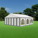 Partytent 6x6 PVC - Premium | Grijs / wit, Verzenden, Partytent, 6 meter of meer, Nieuw
