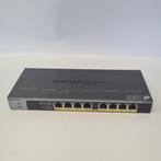 Netgear GS108LP Switch Incl. Adapter | Nette Staat, Ophalen of Verzenden, Nieuw